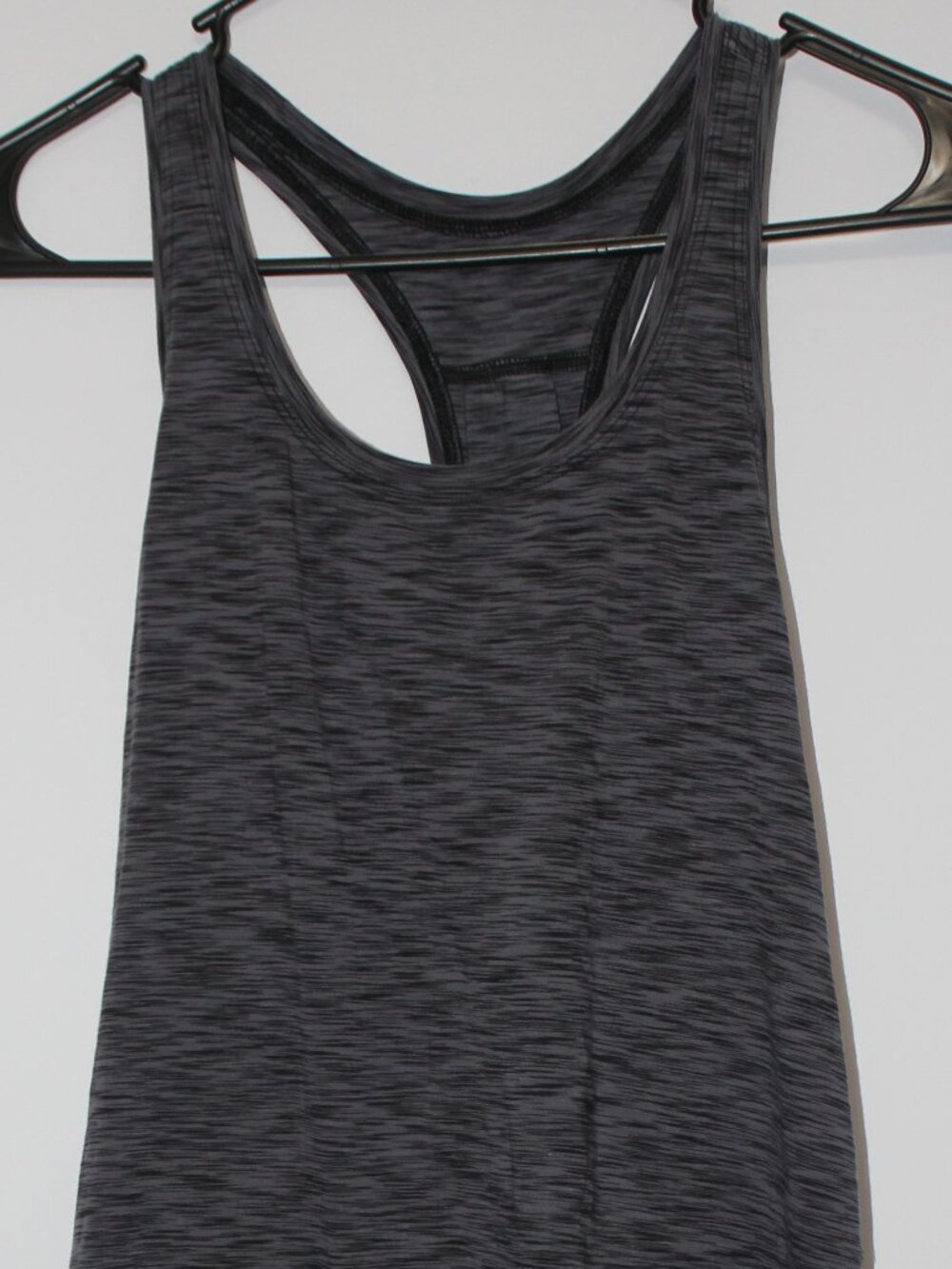 Lululemon Racerback Tank Top Women’s Small Gray Black Heathered Workout Yoga